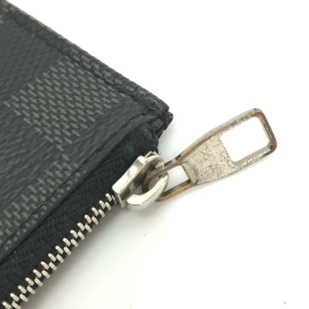 LOUIS VUITTON Coin case N61237 Damier Grafitto Canvas black Damier Grafitte Porto Monnaie