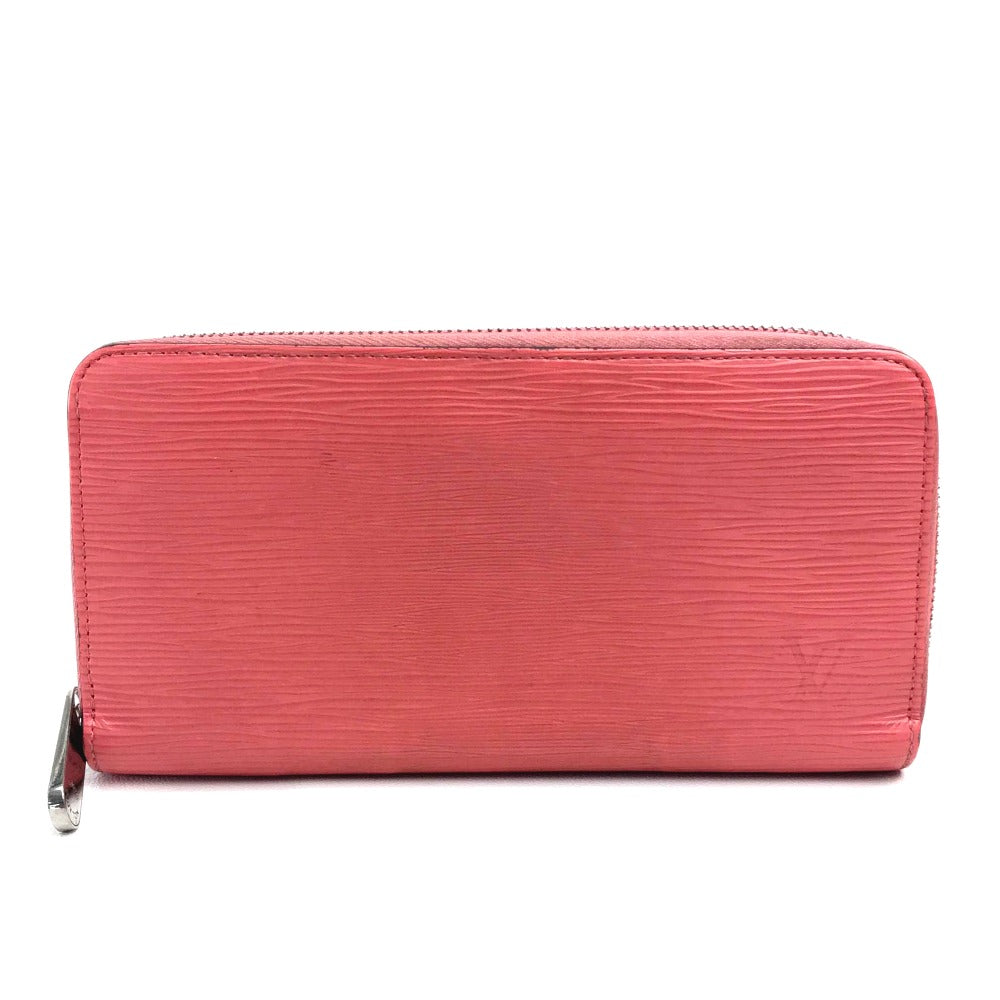LOUIS VUITTON Long Wallet Purse M60663 Epi Leather Pink type Epi Zippy wallet Women Used Authentic