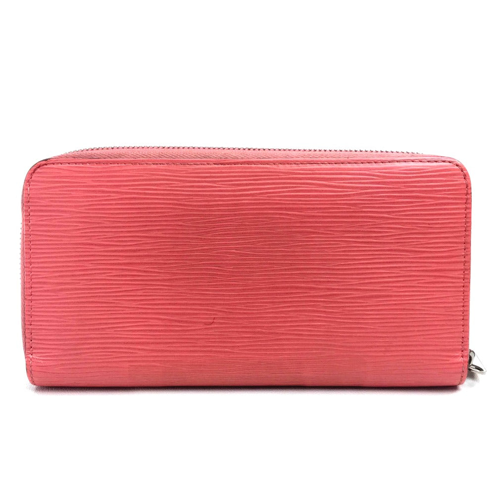 LOUIS VUITTON Long Wallet Purse M60663 Epi Leather Pink type Epi Zippy wallet Women Used Authentic