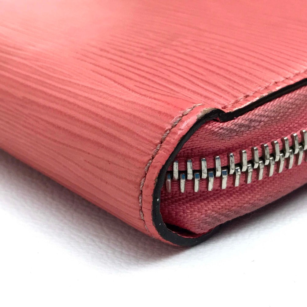 LOUIS VUITTON Long Wallet Purse M60663 Epi Leather Pink type Epi Zippy wallet Women Used Authentic