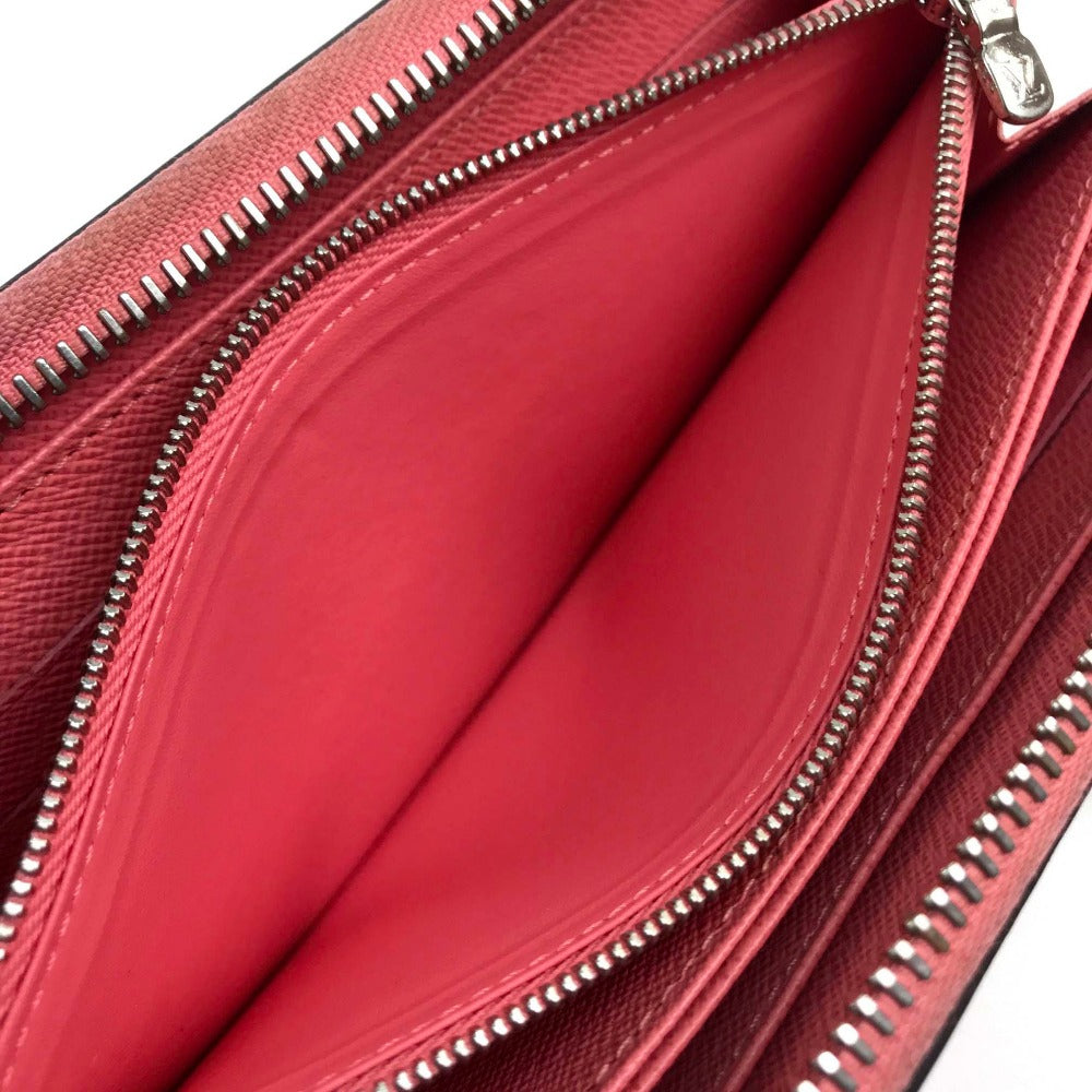 LOUIS VUITTON Long Wallet Purse M60663 Epi Leather Pink type Epi Zippy wallet Women Used Authentic