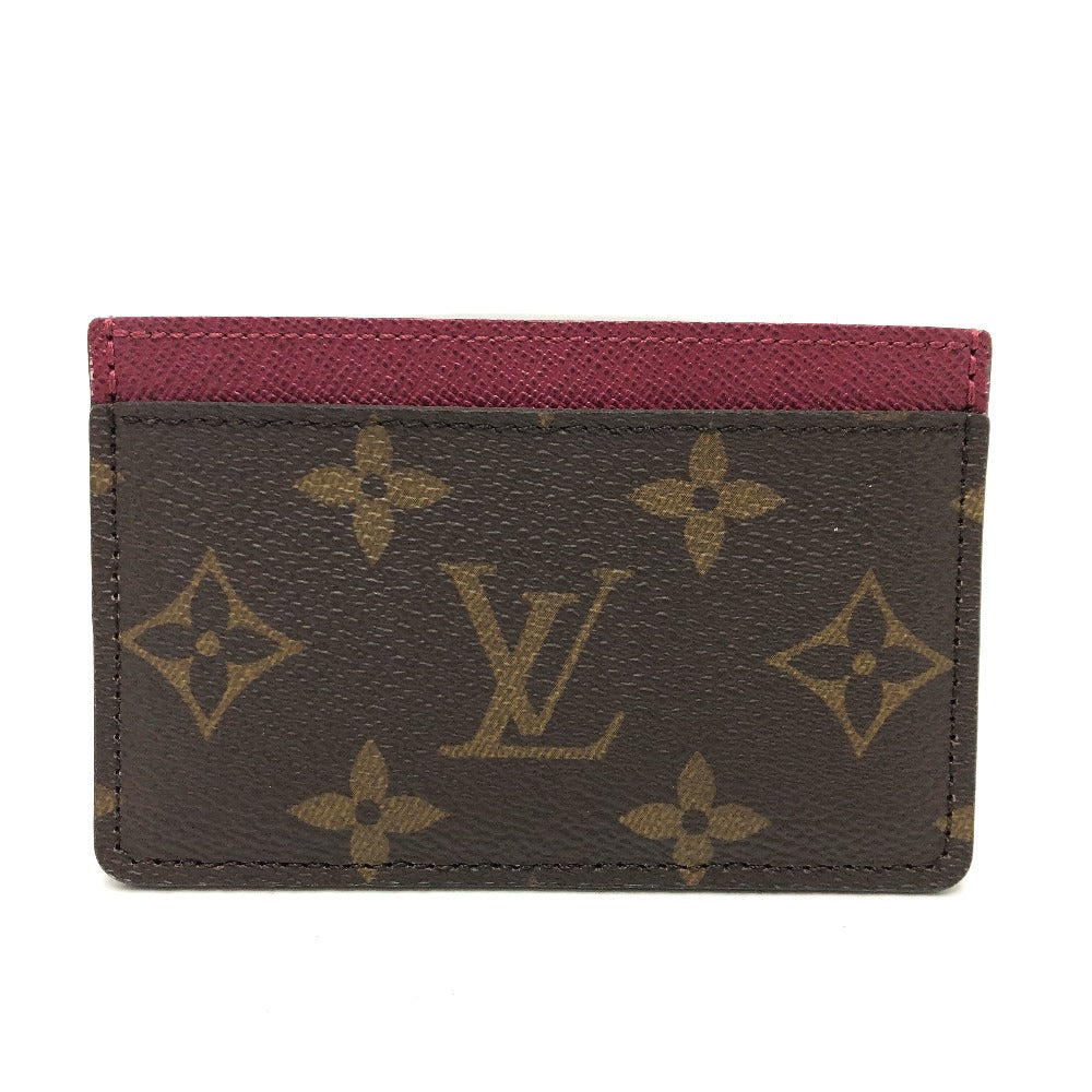 LOUIS VUITTON Card Case M60703 Monogram canvas Brown Monogram Porto cult · Simple