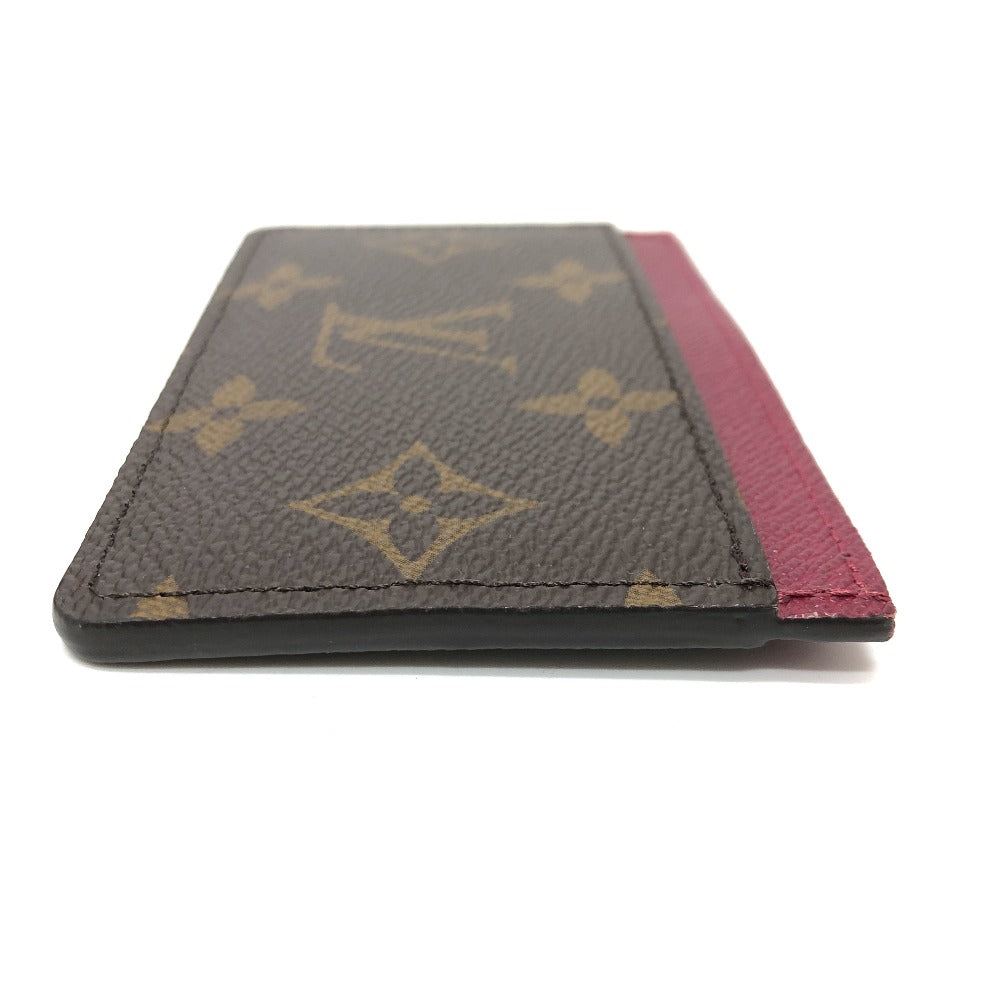LOUIS VUITTON Card Case M60703 Monogram canvas Brown Monogram Porto cult · Simple