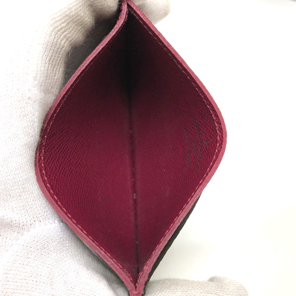 LOUIS VUITTON Card Case M60703 Monogram canvas Brown Monogram Porto cult · Simple