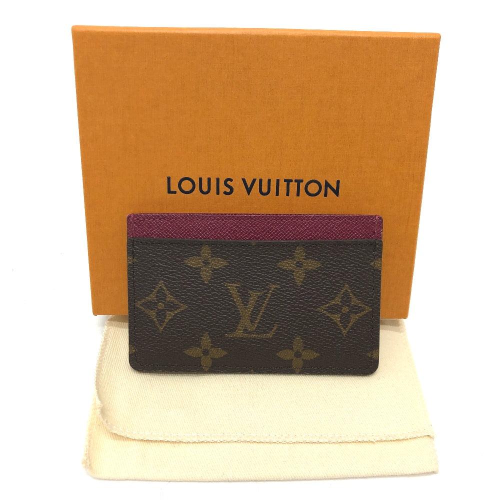LOUIS VUITTON Card Case M60703 Monogram canvas Brown Monogram Porto cult · Simple