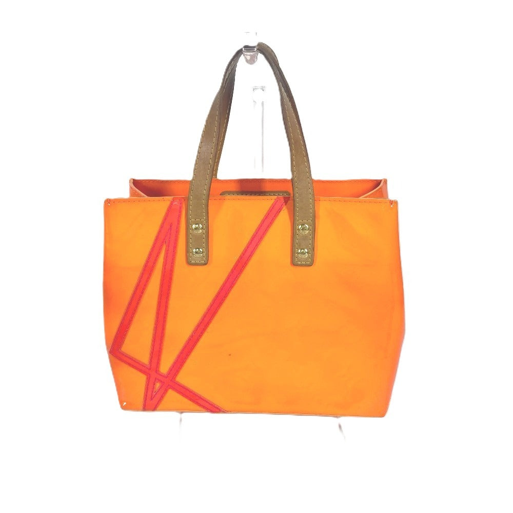 LOUIS VUITTON Tote Bag M91905 Monogram Vernis Orange Monogram Vernis Fluo Lead PM