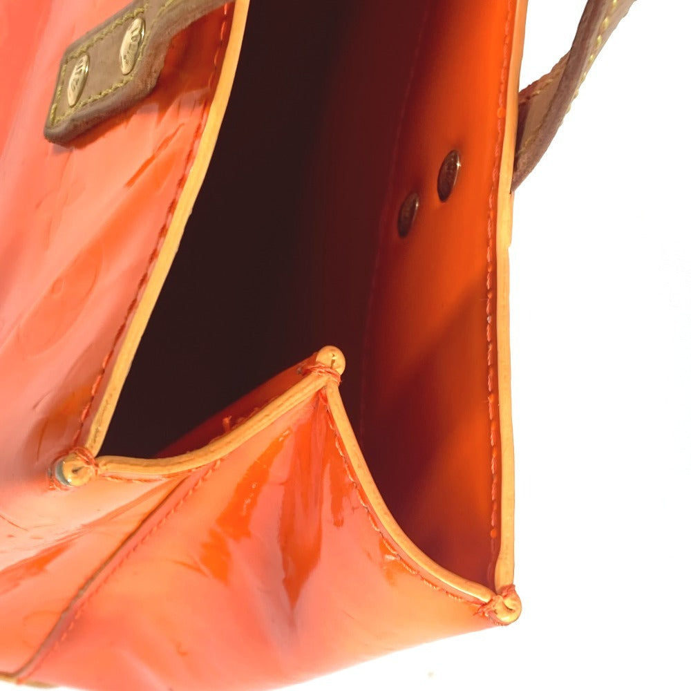 LOUIS VUITTON Tote Bag M91905 Monogram Vernis Orange Monogram Vernis Fluo Lead PM