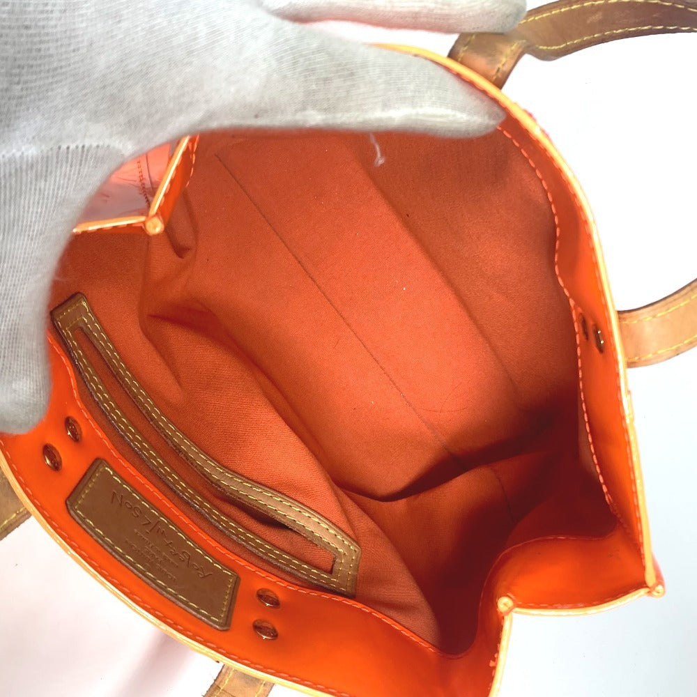 LOUIS VUITTON Tote Bag M91905 Monogram Vernis Orange Monogram Vernis Fluo Lead PM