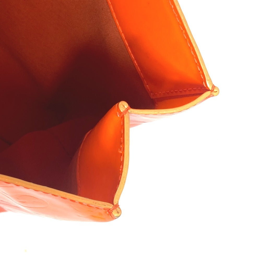 LOUIS VUITTON Tote Bag M91905 Monogram Vernis Orange Monogram Vernis Fluo Lead PM