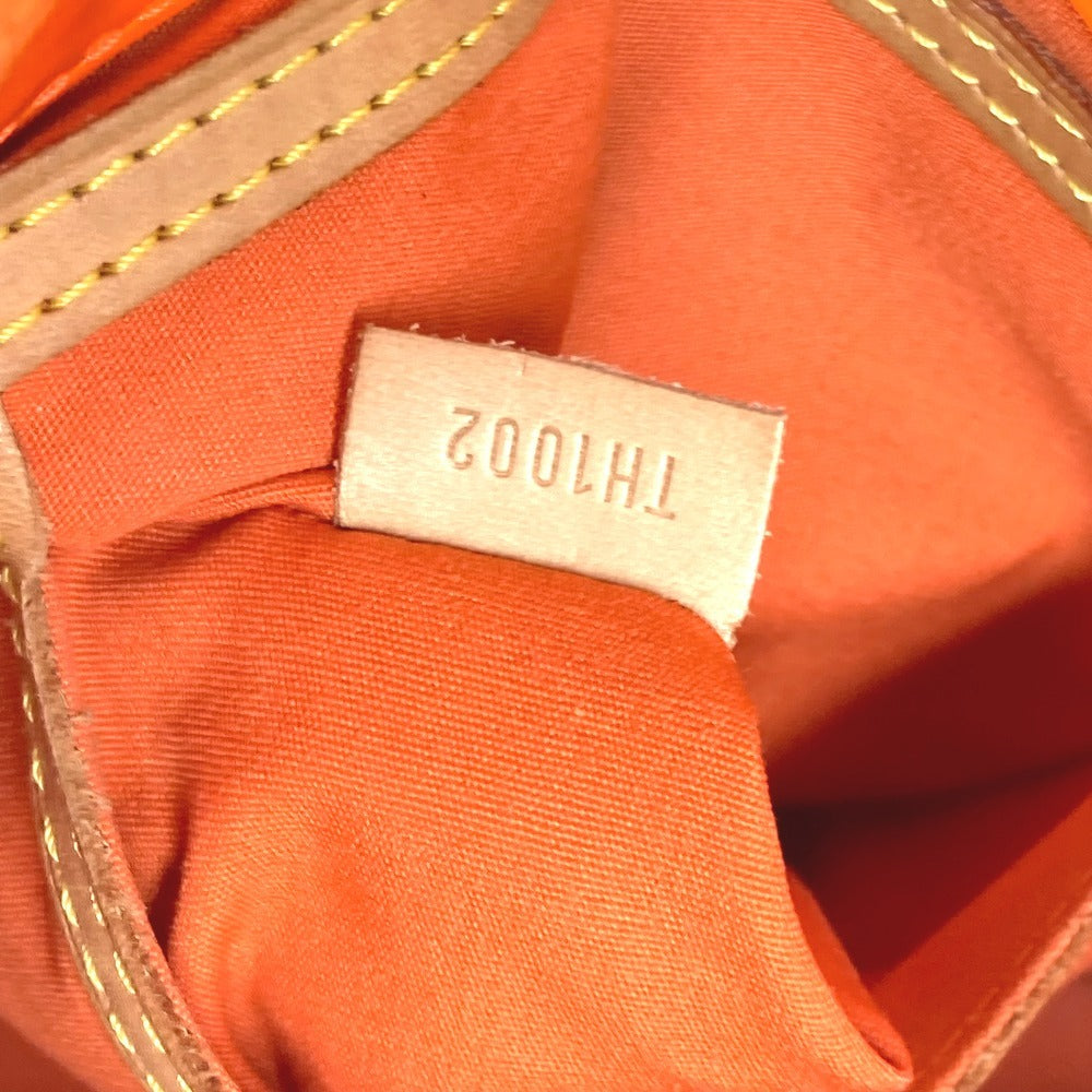 LOUIS VUITTON Tote Bag M91905 Monogram Vernis Orange Monogram Vernis Fluo Lead PM