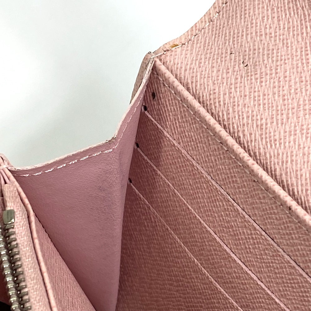 LOUIS VUITTON Long Wallet Purse M61178 Epi Leather pink Epi Portefeuille twist Women Used Authentic