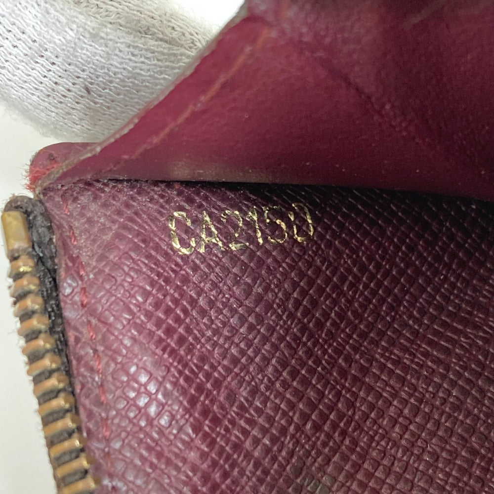 LOUIS VUITTON Coin case N63094 Damier canvas Brown Damier Pochette cree