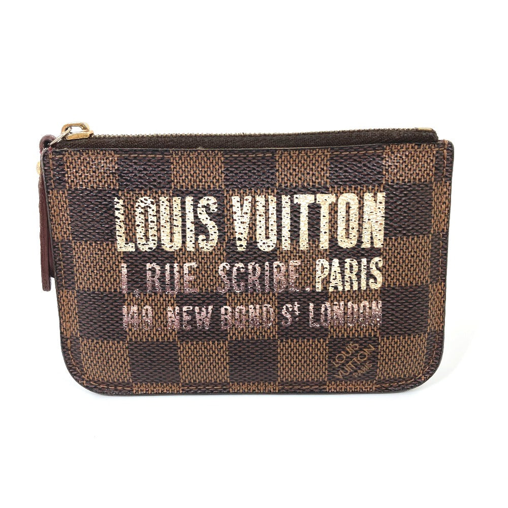 LOUIS VUITTON Coin case N63094 Damier canvas Brown Damier Pochette cree