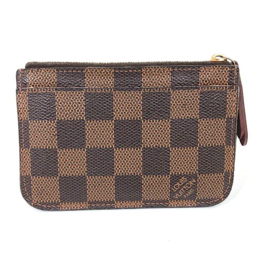 LOUIS VUITTON Coin case N63094 Damier canvas Brown Damier Pochette cree