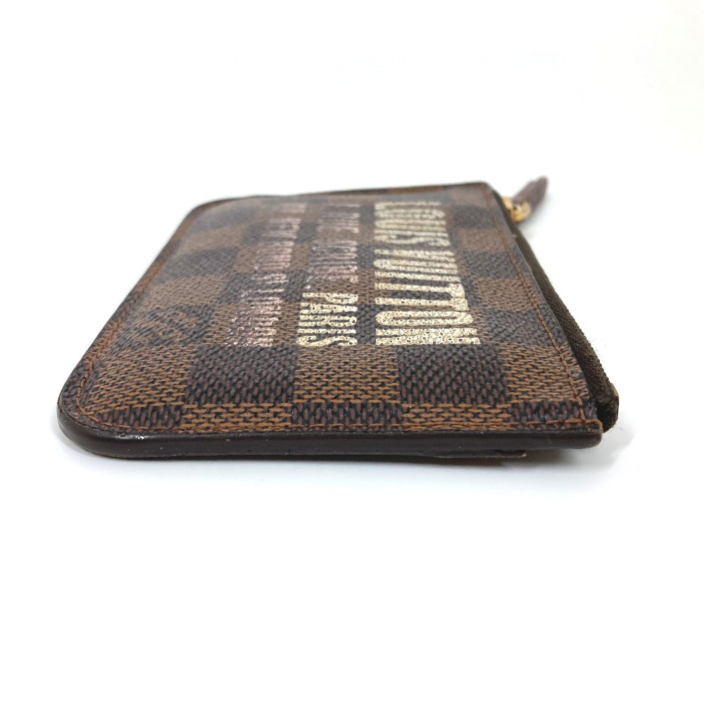 LOUIS VUITTON Coin case N63094 Damier canvas Brown Damier Pochette cree