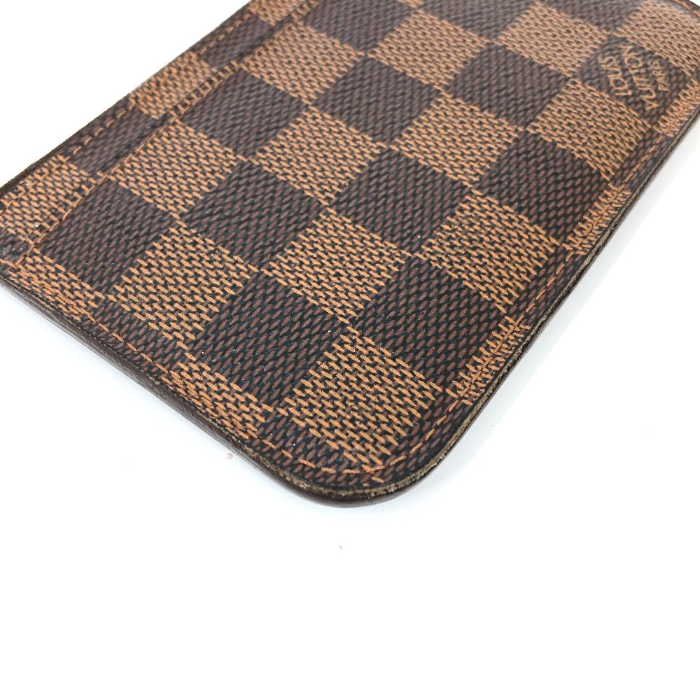 LOUIS VUITTON Coin case N63094 Damier canvas Brown Damier Pochette cree
