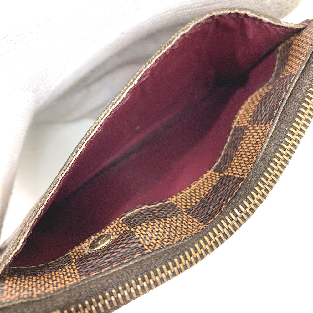 LOUIS VUITTON Coin case N63094 Damier canvas Brown Damier Pochette cree