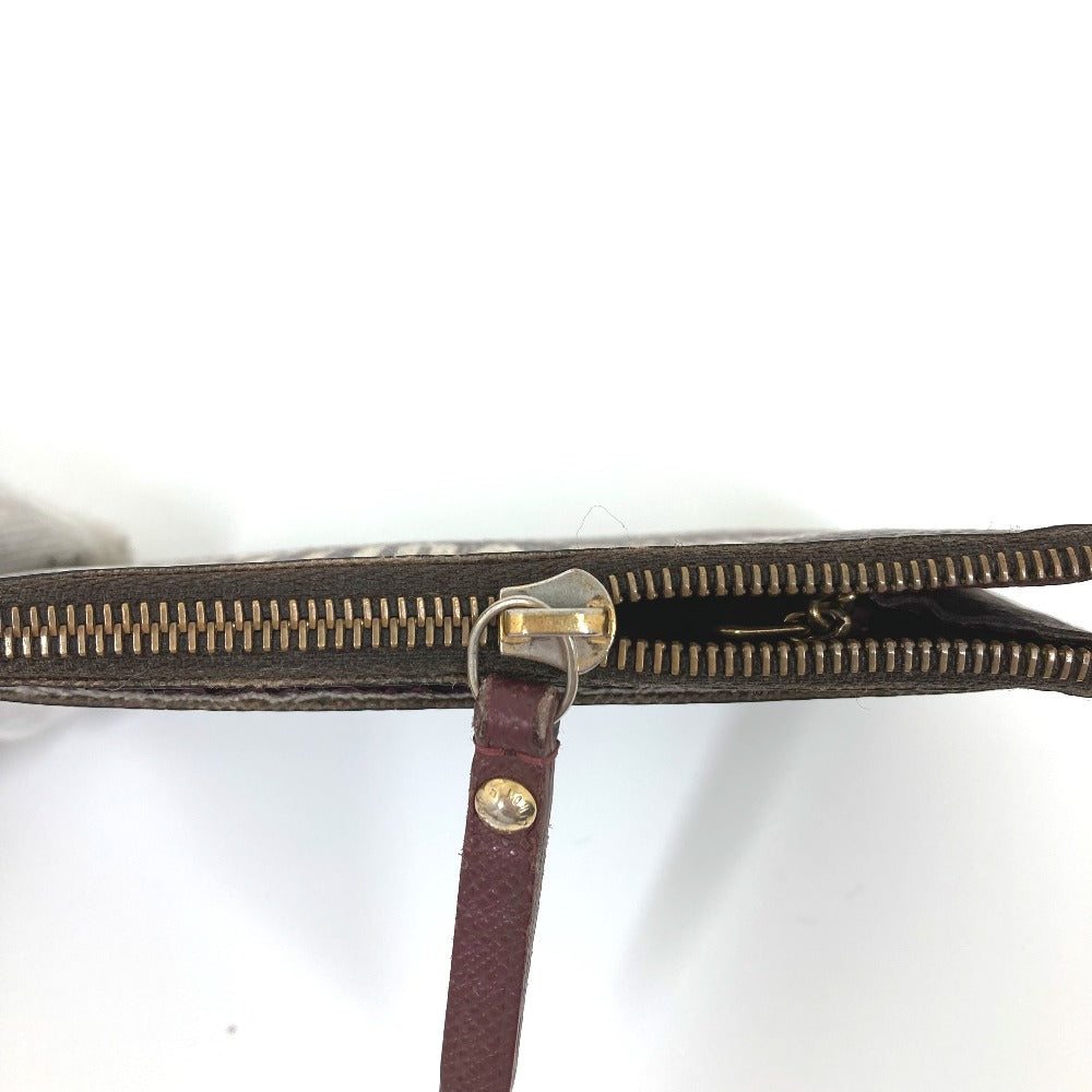 LOUIS VUITTON Coin case N63094 Damier canvas Brown Damier Pochette cree