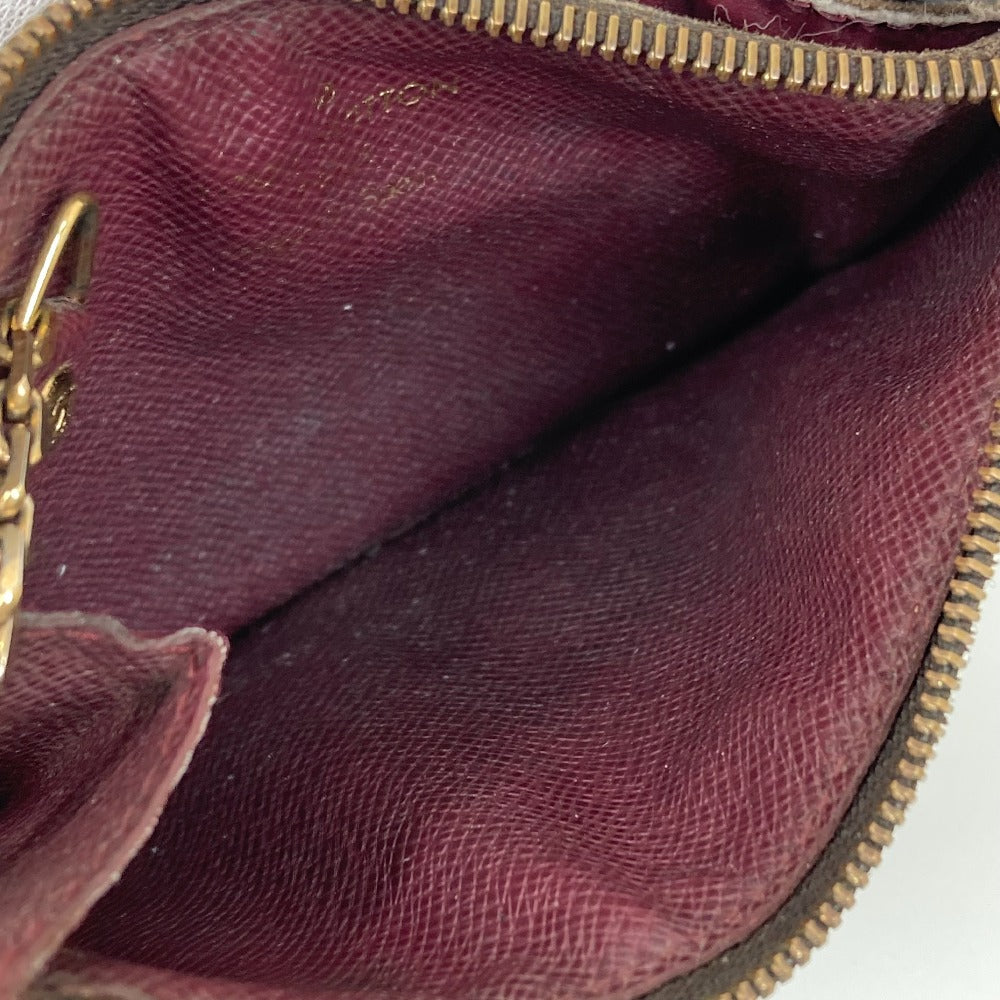 LOUIS VUITTON Coin case N63094 Damier canvas Brown Damier Pochette cree