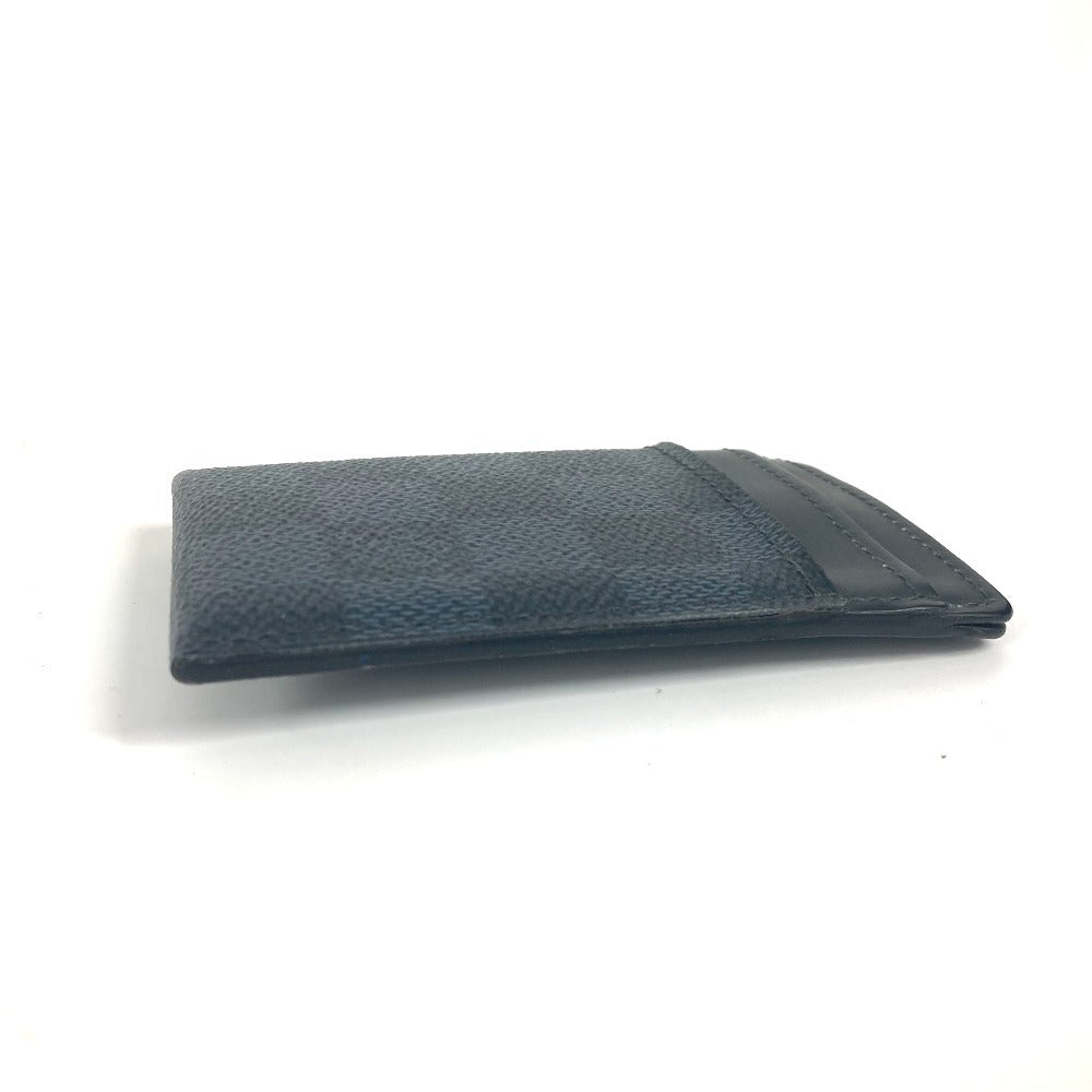 LOUIS VUITTON Card Case N63217 Damier Cobalt Canvas Navy Damier Cobalt Porte Cartes Pance