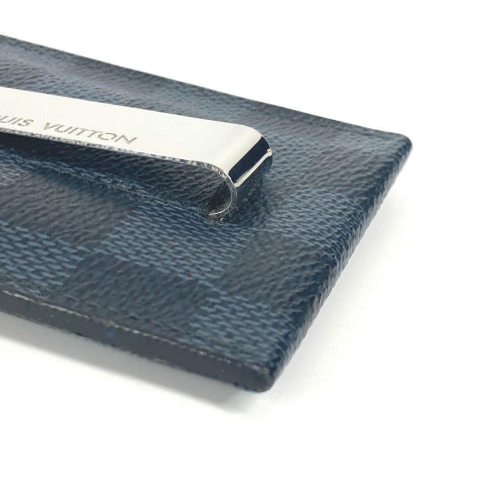 LOUIS VUITTON Card Case N63217 Damier Cobalt Canvas Navy Damier Cobalt Porte Cartes Pance