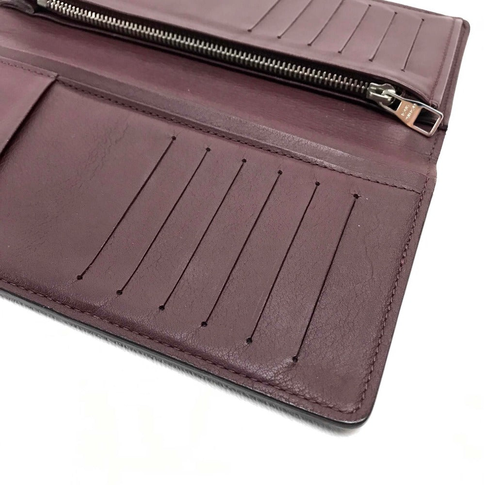 LOUIS VUITTON Long Wallet Purse Taurillon Clemence Leather Bordeauxtype Portefeuille Blaza mens Used Authentic