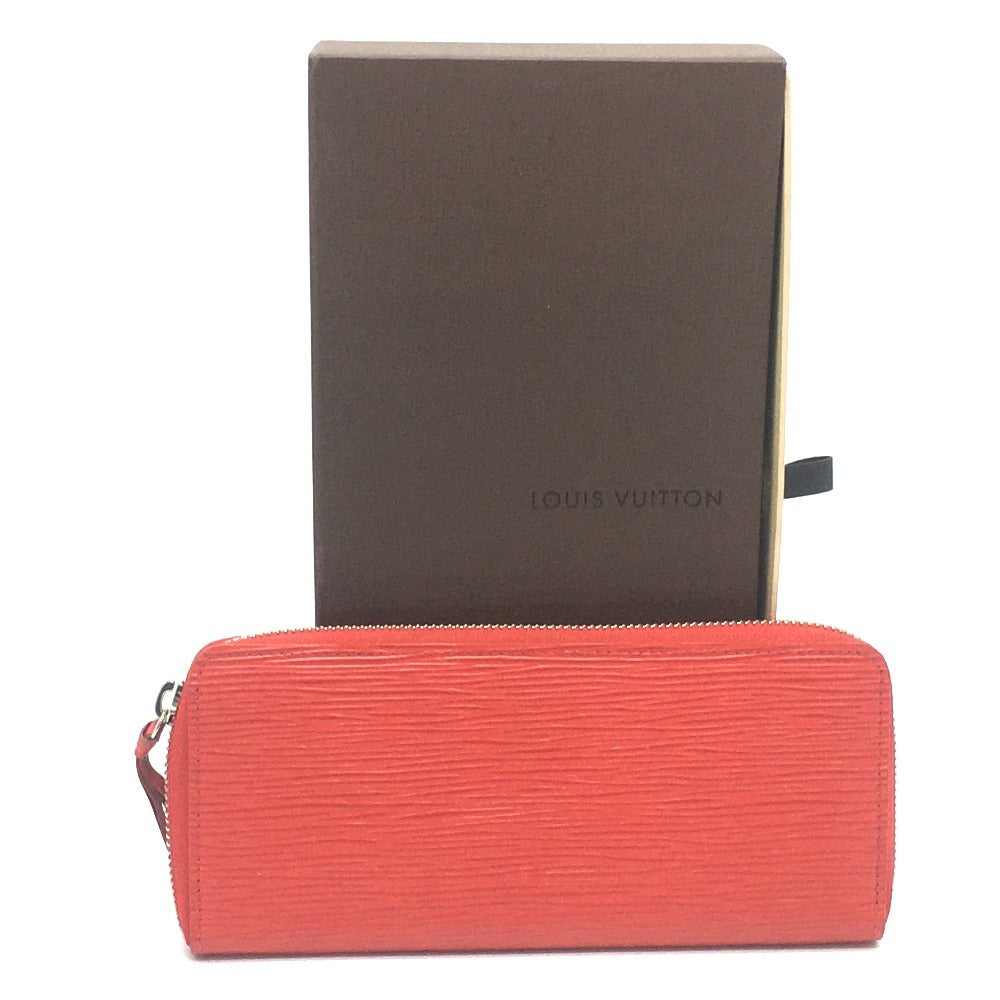 LOUIS VUITTON Long Wallet Purse M60913 Epi Leather Coklico Epi Portefeuille Clemence
