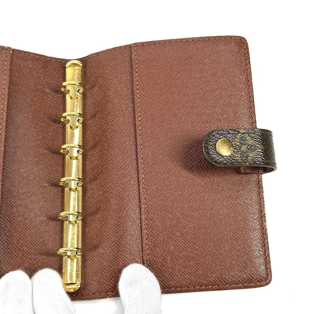 LOUIS VUITTON Notebook cover R20011 Monogram canvas Brown Monogram Panda Takashi Murakami Agenda PM