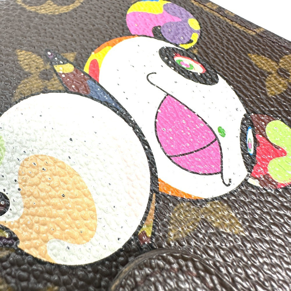 LOUIS VUITTON Notebook cover R20011 Monogram canvas Brown Monogram Panda Takashi Murakami Agenda PM