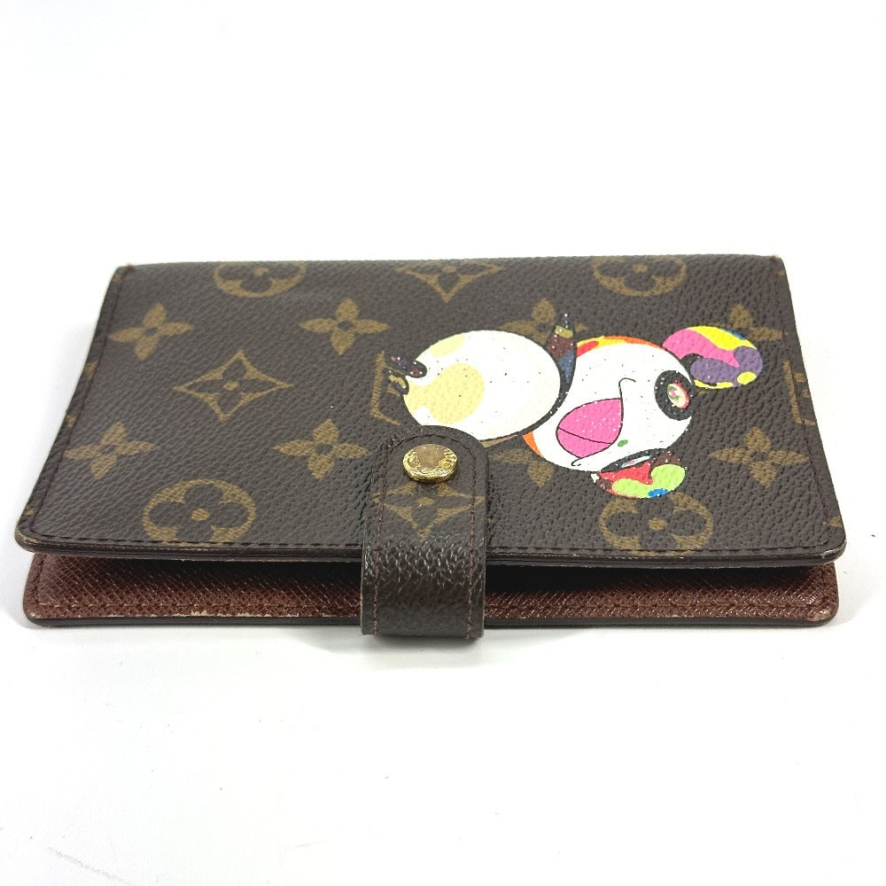 LOUIS VUITTON Notebook cover R20011 Monogram canvas Brown Monogram Panda Takashi Murakami Agenda PM