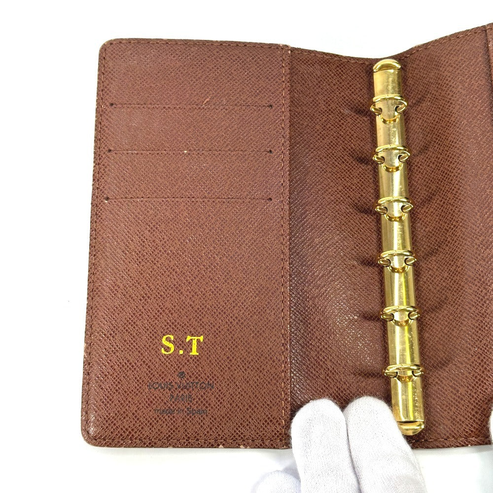 LOUIS VUITTON Notebook cover R20011 Monogram canvas Brown Monogram Panda Takashi Murakami Agenda PM