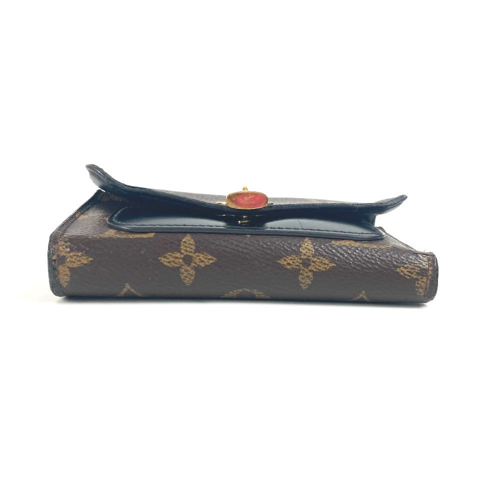 LOUIS VUITTON Trifold wallet M62578 Monogram canvas Brown Monogram Portefeuille Flower Compact