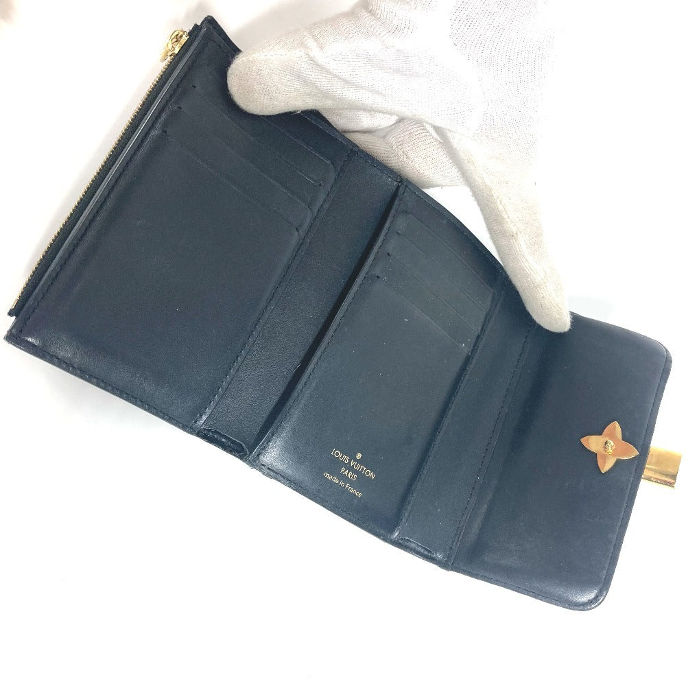 LOUIS VUITTON Trifold wallet M62578 Monogram canvas Brown Monogram Portefeuille Flower Compact