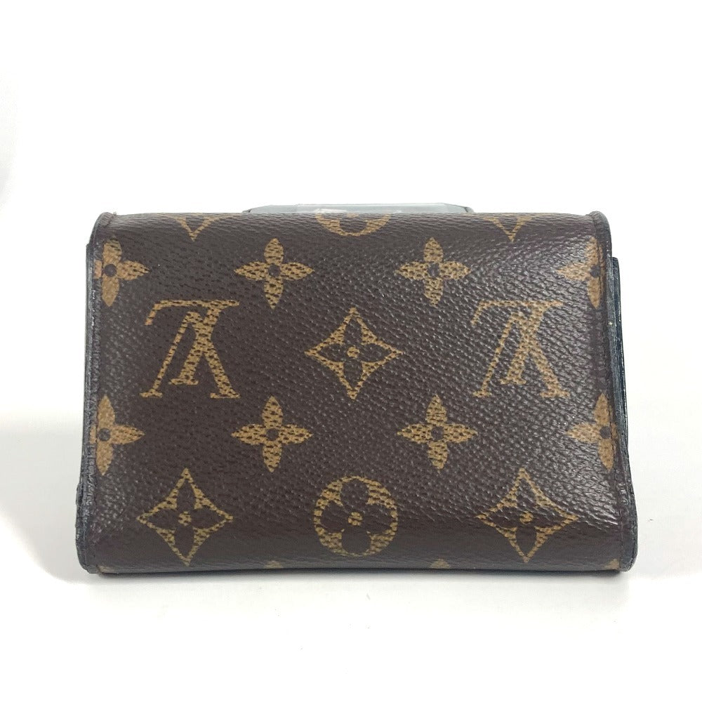 LOUIS VUITTON Trifold wallet M62578 Monogram canvas Brown Monogram Portefeuille Flower Compact