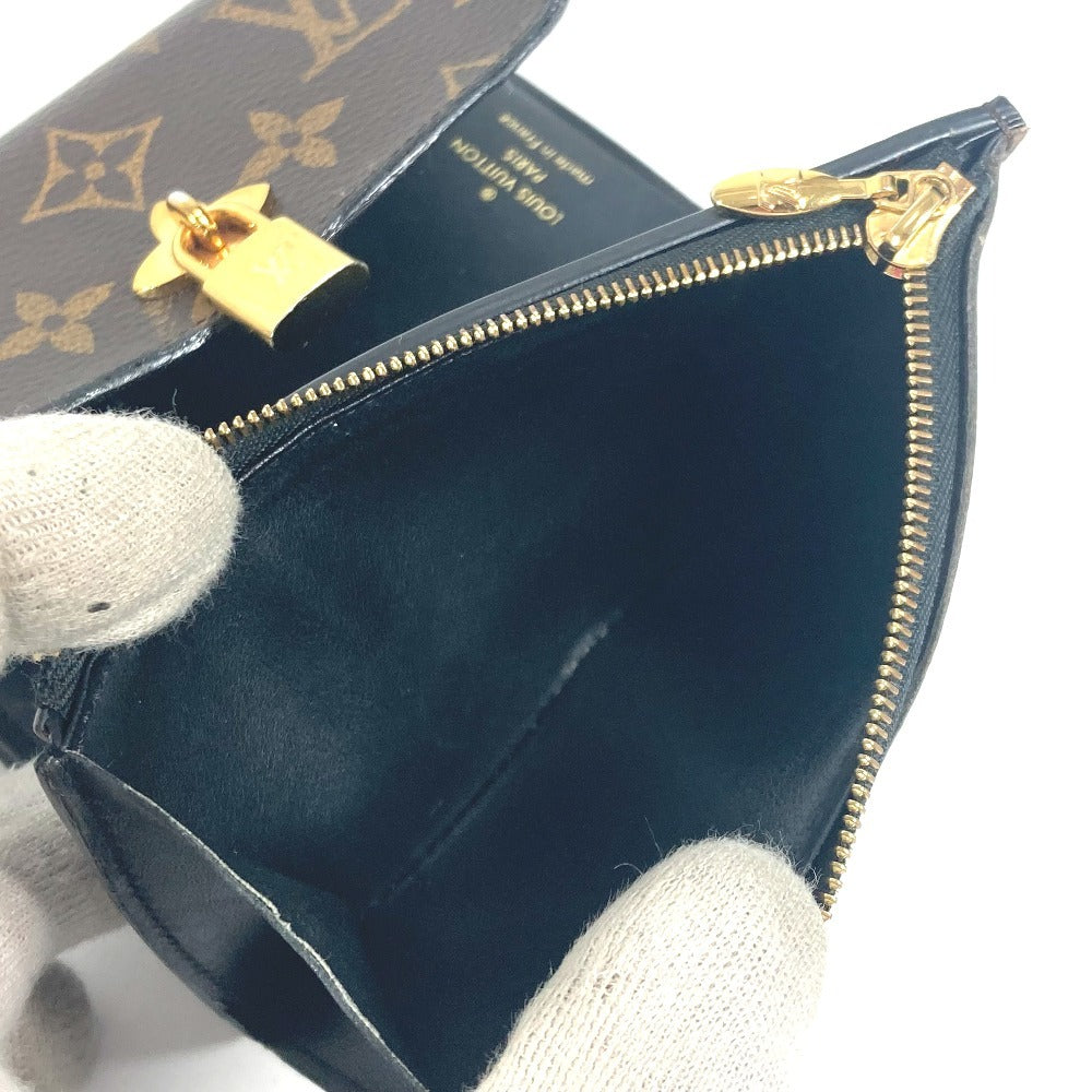 LOUIS VUITTON Trifold wallet M62578 Monogram canvas Brown Monogram Portefeuille Flower Compact