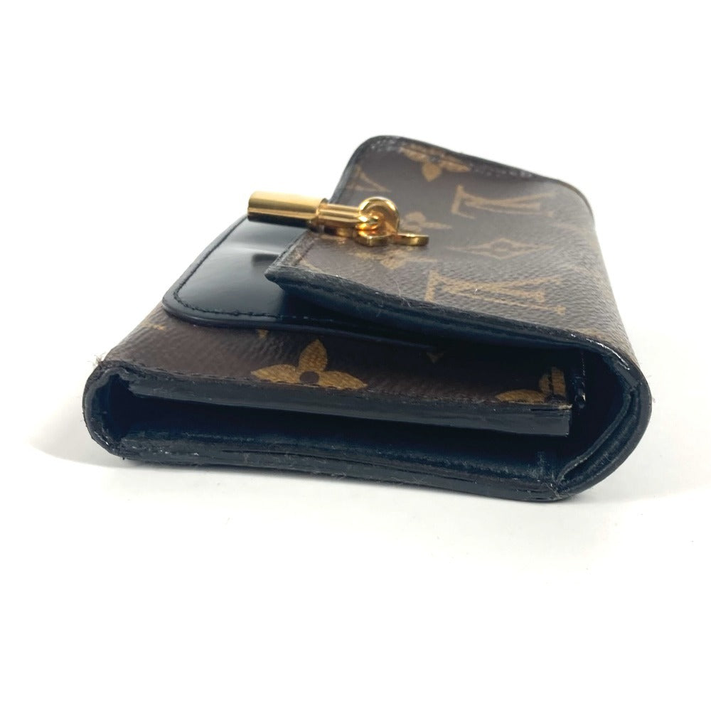 LOUIS VUITTON Trifold wallet M62578 Monogram canvas Brown Monogram Portefeuille Flower Compact