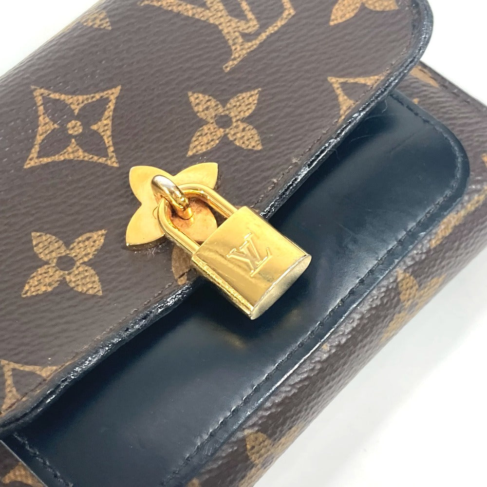 LOUIS VUITTON Trifold wallet M62578 Monogram canvas Brown Monogram Portefeuille Flower Compact