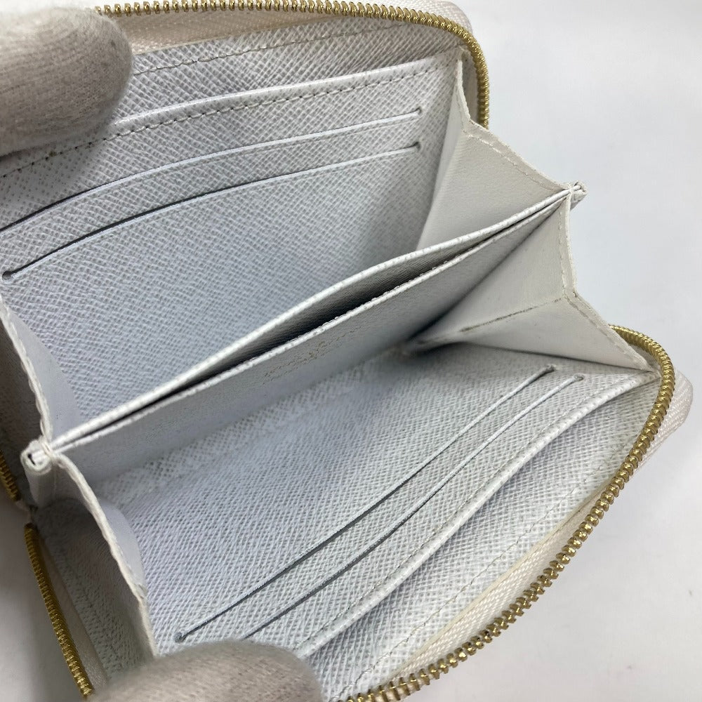 LOUIS VUITTON Coin case M63994 Epi Leather white epi love lock Zip around purse