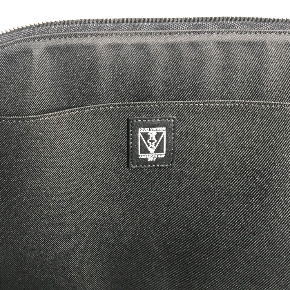 LOUIS VUITTON Clutch bag N41594 Damier Grafitto Canvas black America's Cup Damier Graphite Pochette Jules GM
