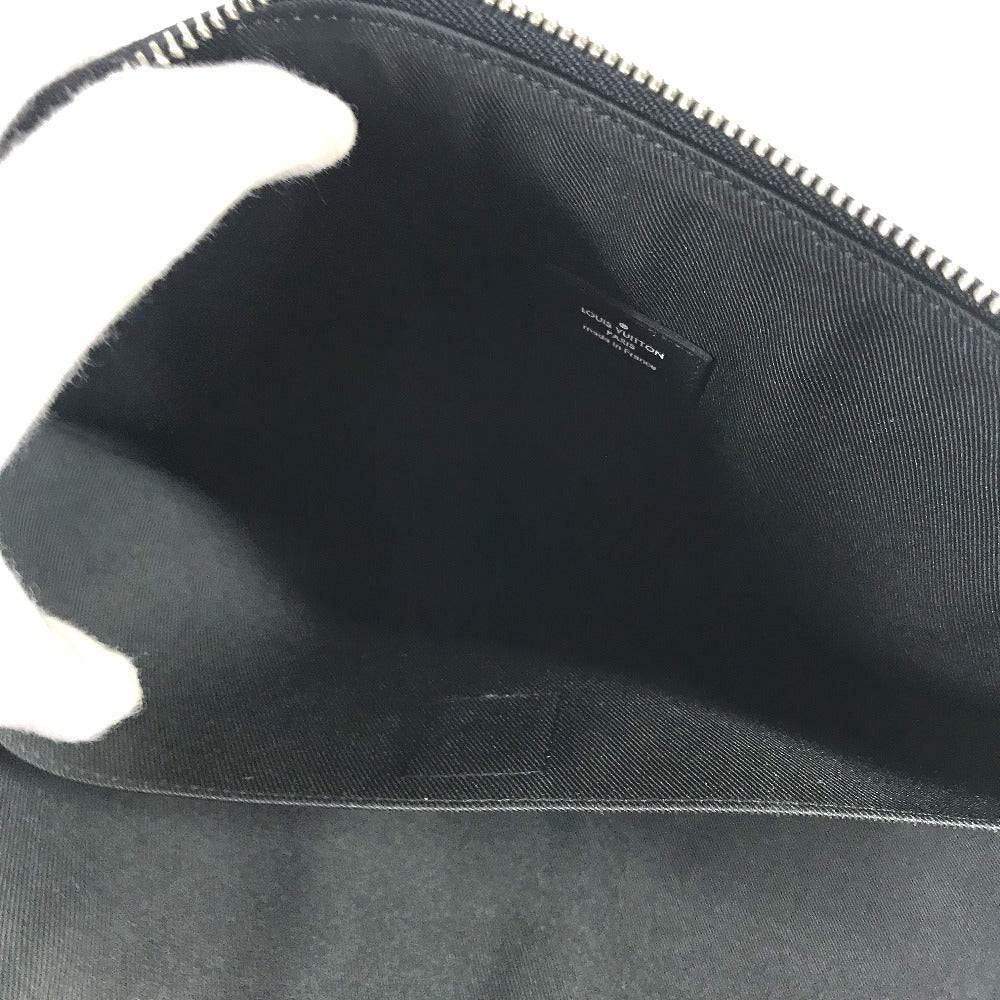 LOUIS VUITTON Clutch bag N41594 Damier Grafitto Canvas black America's Cup Damier Graphite Pochette Jules GM