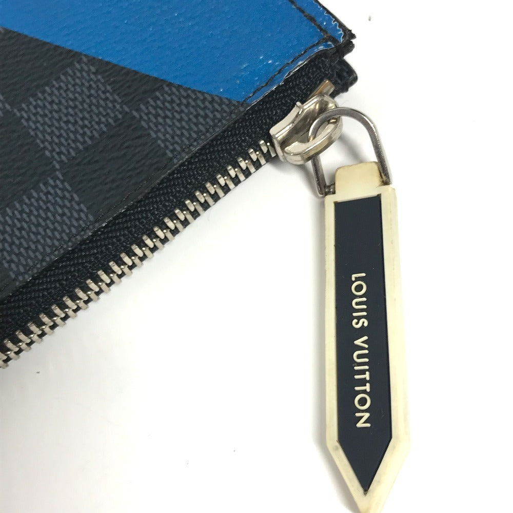 LOUIS VUITTON Clutch bag N41594 Damier Grafitto Canvas black America's Cup Damier Graphite Pochette Jules GM