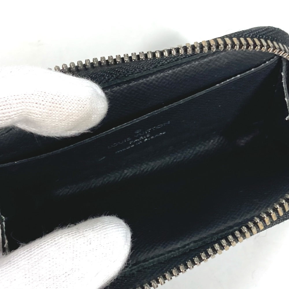 LOUIS VUITTON Coin case M63536 Monogram Eclipse Canvas black Monogram Eclipse Portemone Jules mens Used Authentic