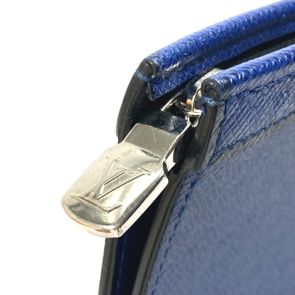 LOUIS VUITTON business bag M30575 Taiga Leather blue Taiga Pochette Voyage MM