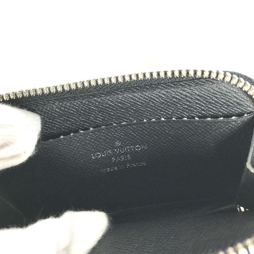 LOUIS VUITTON Coin case M63375 Taiga Leather black Taiga Porto Monnaie Jour