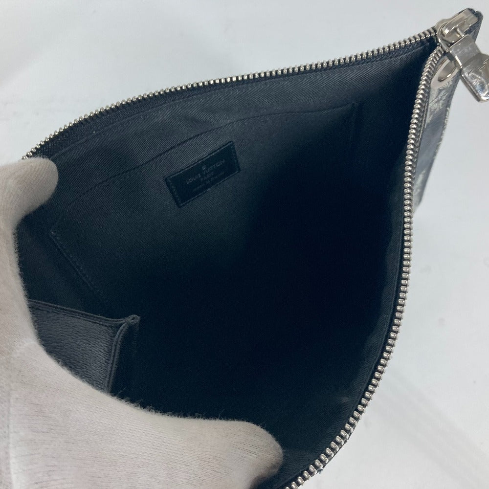 LOUIS VUITTON Clutch bag N61231 Damier Grafitto Canvas black Damier Grafitte Pochette Jules PM