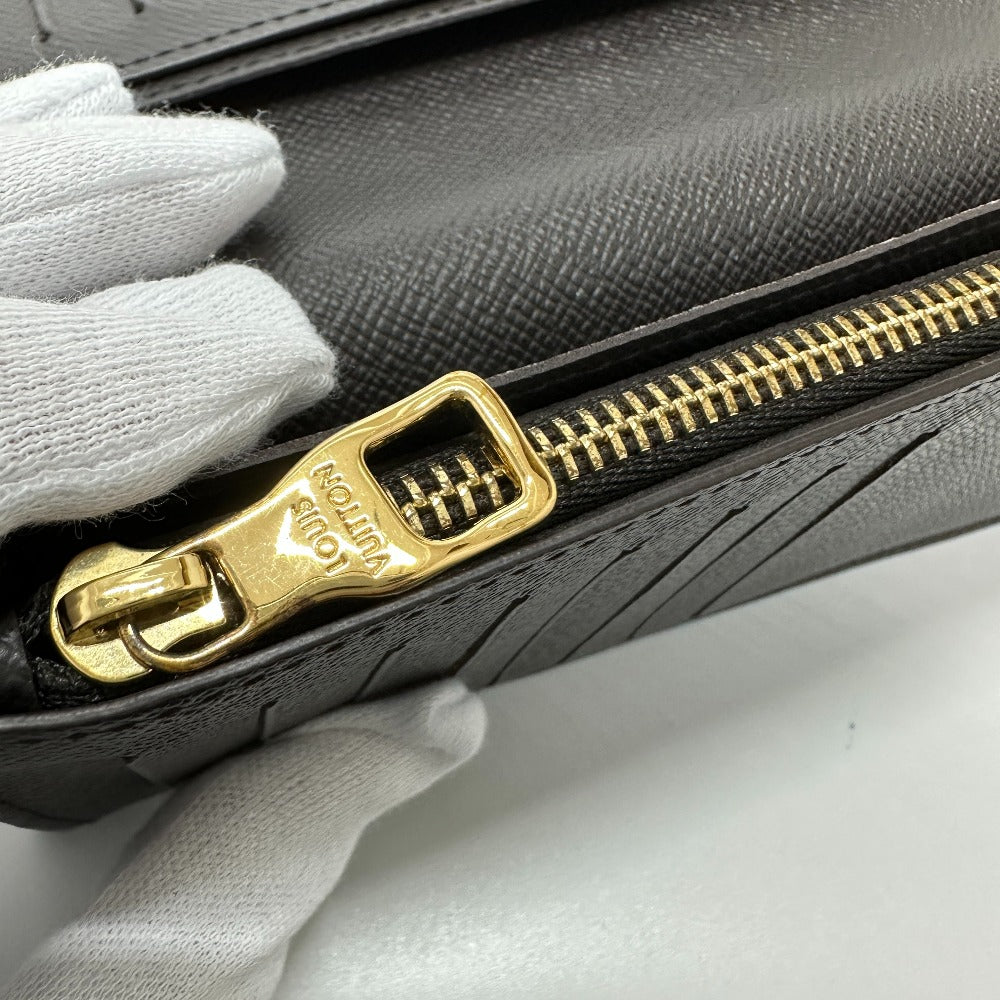 LOUIS VUITTON Long Wallet Purse M81008 Monogram canvas Brown Monogram NIGO collaboration Portefeuille Brazza mens Used Authentic