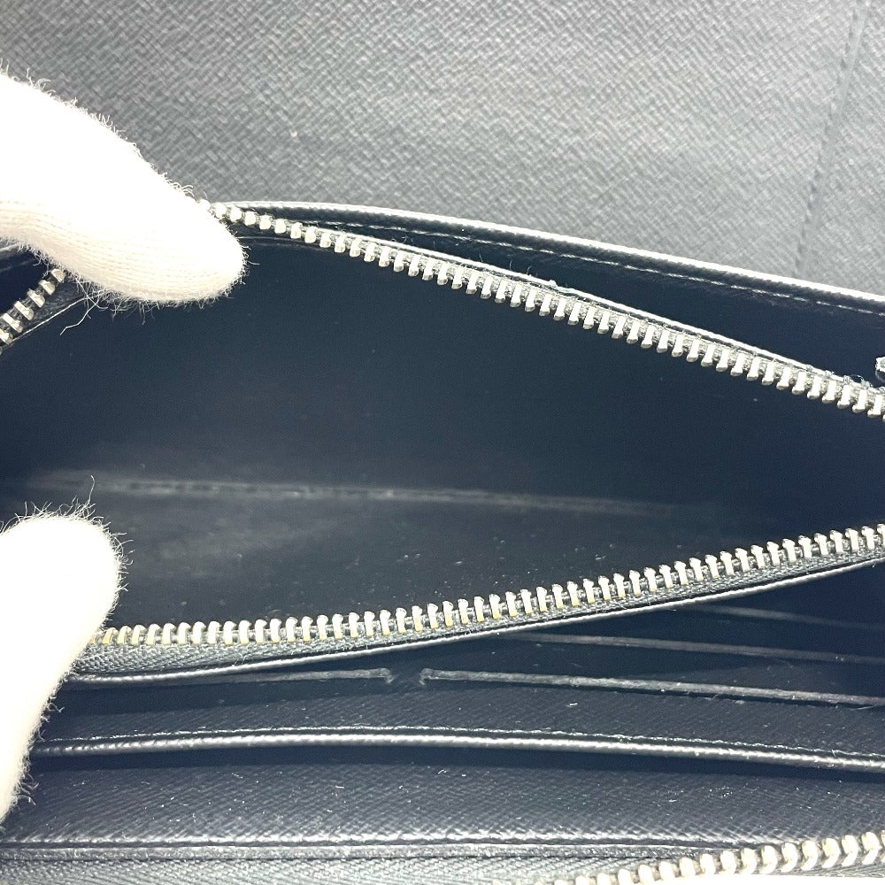 LOUIS VUITTON Long Wallet Purse N41683 Damier Grafitto Canvas Black x blue Damier Grafitte Christopher nemes mens Used Authentic