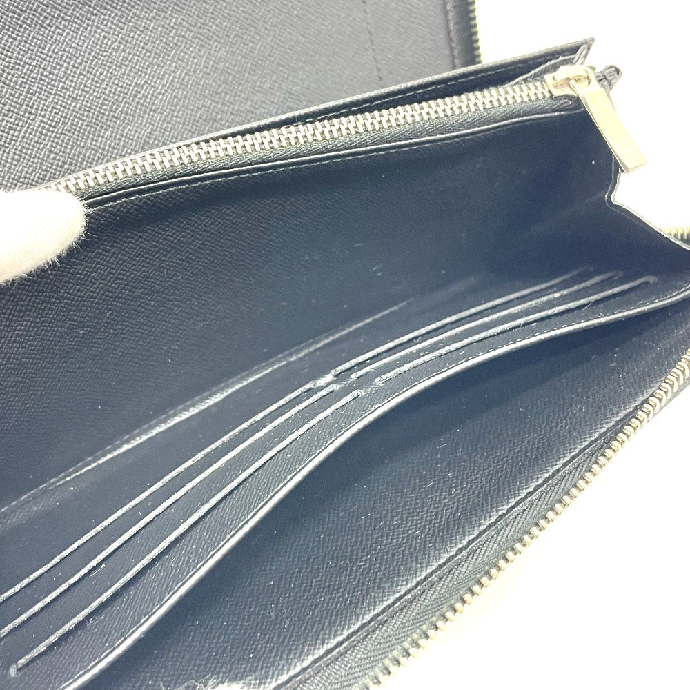 LOUIS VUITTON Long Wallet Purse N41683 Damier Grafitto Canvas Black x blue Damier Grafitte Christopher nemes mens Used Authentic