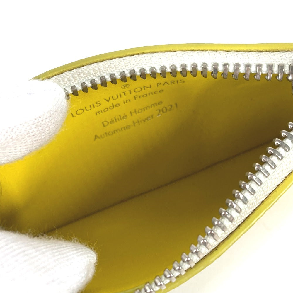 LOUIS VUITTON Coin case M80845 leather yellow Everyday LV Pochette Cre