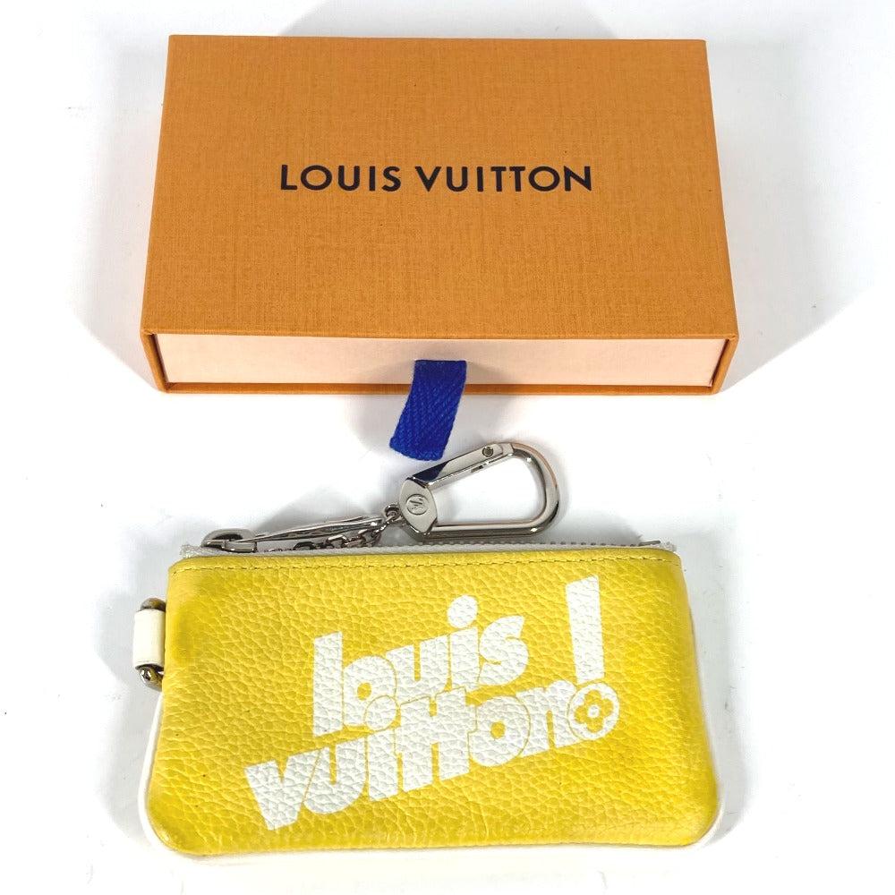 LOUIS VUITTON Coin case M80845 leather yellow Everyday LV Pochette Cre